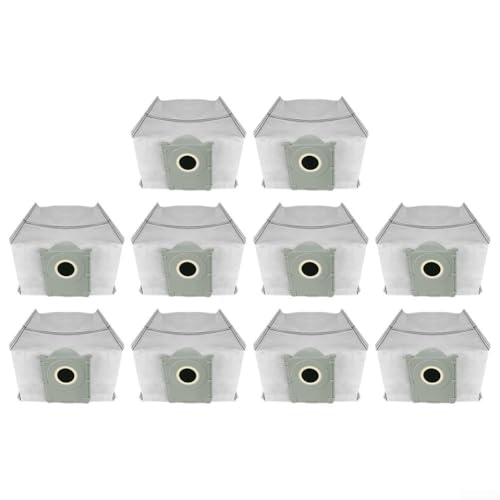 Staubsaugerbeutel kompatibel mit Ecovacs für Deebot X9 Pro für Omni Roboter-Staubsauger, fortschrittliche Filtertechnologie, einfache Installation, 10 Stück von Jumplushion