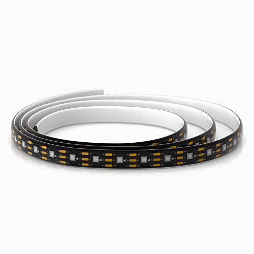 RGB LED-Streifen WS2812B Individuell adressierbarer Flexibler schwarzer PCB Dream Color Strip IP65 Wasserdichtes DIY-Projekt mit Steuerung (DC 5V) ， für TV, Party, Weihnachten usw. (1m, 60 LED/m) von Jun-Saxifragelec