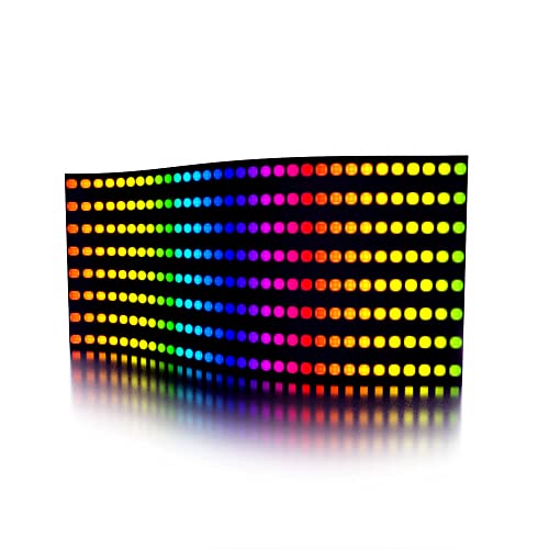 WS2812B RGB Individuell Adressierbare LED-Matrix Flexible FCB Vollfarb-Pixelmatrix für K-1000C, SP107E usw (DC 5V) (8x32 Pixels) von Jun-Saxifragelec