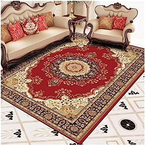 Ultraweiche Moderne Teppiche für den Innenbereich, europäischer klassischer persischer Kunstteppich für Wohnzimmer, Schlafzimmer, rutschfeste Bodenmatte, modischer Küchenteppich, Teppich, ro von JunErQiCe