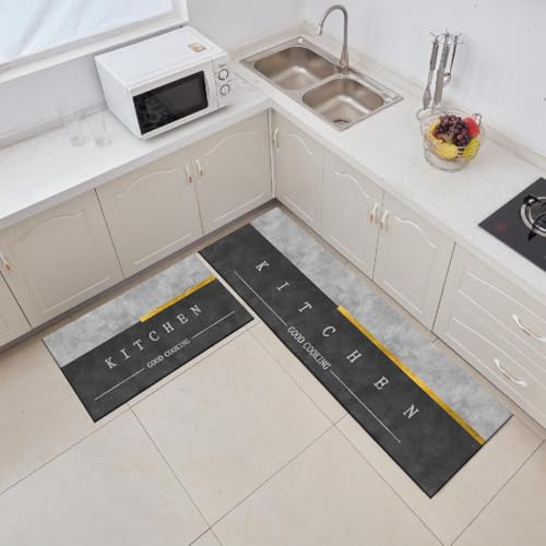 JunJiale Küchenmatten, rutschfeste Matte, 1 Stück, Küchenteppich, gepolstert, Anti-Ermüdungs-Küchenmatten für Boden, Boden, Büro, 40,6 x 61 cm JunJiale Küchenmatten, rutschfeste Matte, 1 Stück, Küchenteppich, gepolstert, Anti-Ermüdungs-Küchenmatten für Boden, Boden, Büro, 40,6 x 61 cm von JunJiale