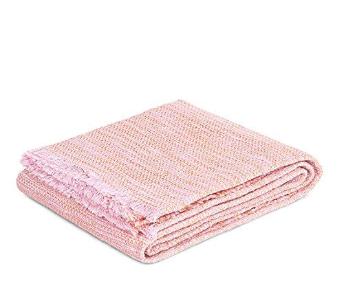 Juna, Reflection Handtuch Pink 70x140 cm, Handtücher, Rosa, Unisex Erwachsene von Juna
