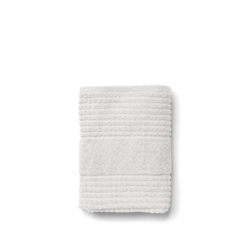 Juna Handtuch Check 50x100 cm aus 100 % Bio-Baumwolle, grau von Juna