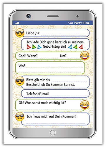 12 Einladungskarten zum Kindergeburtstag Mädchen Jungen Jungs Tablet Handy Smartphone/Einladungen zum Geburtstag 12 Einladungskarten zum Kindergeburtstag Mädchen Jungen Jungs Tablet Handy Smartphone/Einladungen zum Geburtstag von Junaversum