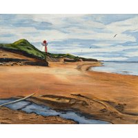 Leuchtturm Am Darnley Print Prince Edward Island Meereslandschaft Kunstdruck Von Pei Artist June Ellis von JuneEllisArtist