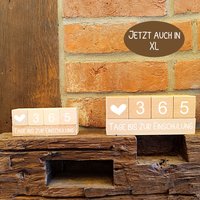 Einschulungscountdown I 1. Schultag Countdown Holz Geschenk Schulkind von JunessaHandmade