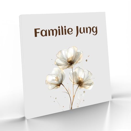 Jung Edelstahl Design V2A Edelstahl Türschild – Individuell bedruckbar | Hochwertiges Firmenschild, Büroschild oder Namensschild (Weiß RAL9016, 150x150 mm) von Jung Edelstahl Design