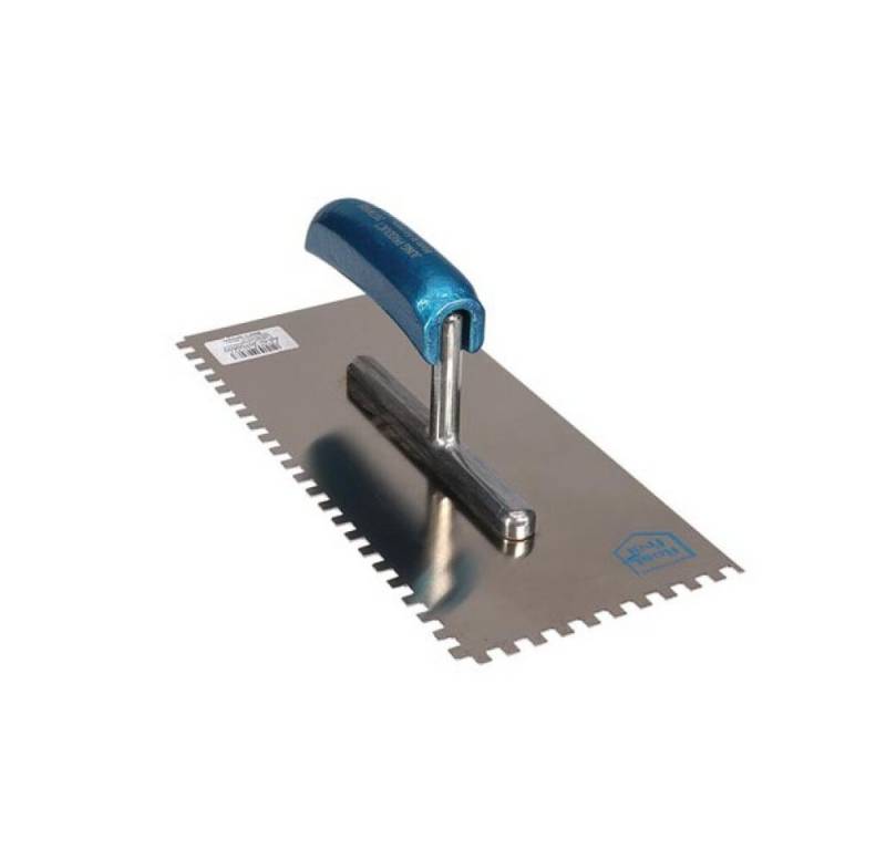 Jung Henkelmann Fugenkelle JUNG - GLÄTTEKELLE - GEBOGENER GRIFF - GEZÄHNT 4 x 4 mm von Jung Henkelmann