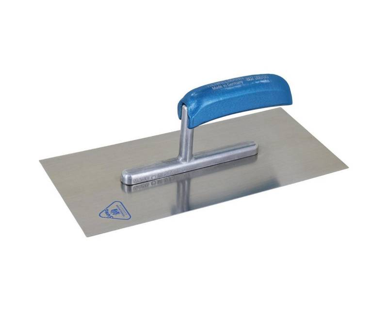 Jung Henkelmann Glättekelle Glättekelle mit gebogenem Griff 280 x 130 mm Blattstärke 0,7 mm von Jung Henkelmann