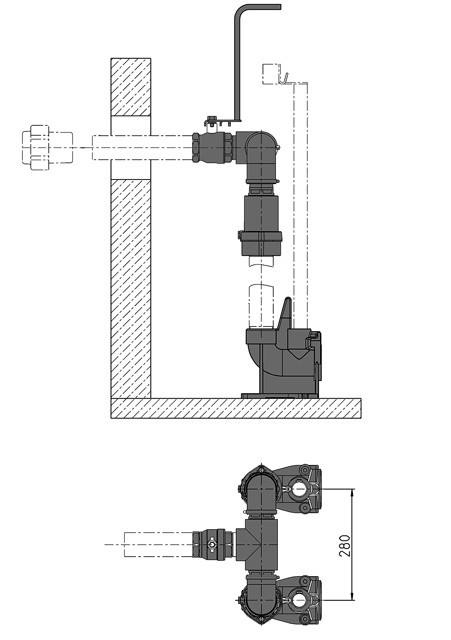 Jung Pumpen S-Zubehör Armaturen Dn50-D Us JP48926 von Jung Pumpen