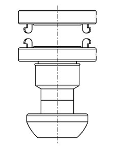 Jung Pumpen S-Zubehör Perrot C-Kupplung JP41582 von Jung Pumpen