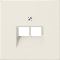 Abdeckung UAE-/IAE-/ISDN-Steckdose ls 990, ls design, ls plus Creme-Weiß LS969-2UA 1 St. - Jung von Jung
