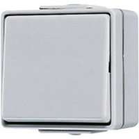 Jung 1fach Komplett Wechselschalter Grau 606W von Jung