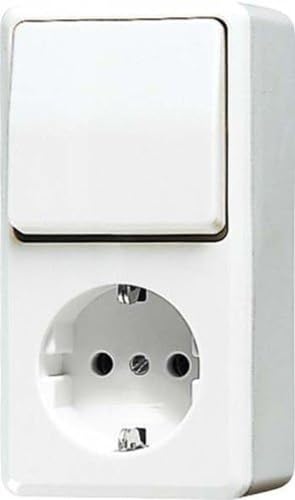 Jung 676AWW Steckdose mit Wechselschalter, 250 V von JUNG