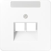 Jung Abdeckung Schriftfeld aws für IAE/UAE-Dose CD 569-2 NAUA WW - CD569-2NAUAWW von Jung