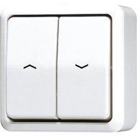 Jung Jalousie-Wippschalter aws 10AX 250V Sch.1-pol. 609 VA WW - 609VAWW von Jung