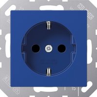 Jung SCHUKO-Steckdose 16A 250V A 1520 BF BL - A1520BFBL von Jung