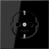 Jung SCHUKO-Steckdose 16A 250V m.Berührungsschutz LS 1520 KI SW - LS1520KISW von Jung