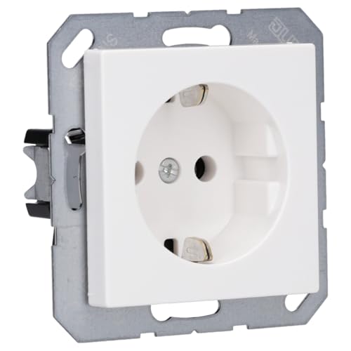 JUNG A 1520 WW Schuko Steckdose 16 A 250 V Serie A alpinweiß von JUNG