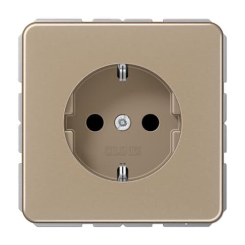 Jung 1520 GB Schuko Steckdose 16 A 250 V Serie CD gold-bronze 250 V von JUNG