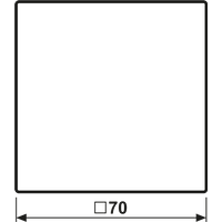 Jung Tastensatz, 3fach komplett LS 503 TSA WW - LS503TSAWW von Jung