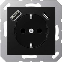 Jung - schuko Steckdose 16 a 250 v , mit USB-Ladegerät 1 x Typ a + 1 x Typ c, integrierter erhöhter Berührungsschutz, Jung - schuko Steckdose 16 a 250 v , mit USB-Ladegerät 1 x Typ a + 1 x Typ c, integrierter erhöhter Berührungsschutz, von Jung