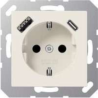Jung - schuko Steckdose 16 a 250 v , mit USB-Ladegerät 1 x Typ a + 1 x Typ c, integrierter erhöhter Berührungsschutz, Jung - schuko Steckdose 16 a 250 v , mit USB-Ladegerät 1 x Typ a + 1 x Typ c, integrierter erhöhter Berührungsschutz, von Jung