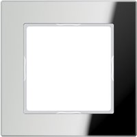 [NEUWERTIG] B-Ware Jung Glasrahmen Rahmen Abdeckung Serie A 1fach Glas Silber Waagerecht Senkrecht von Jung