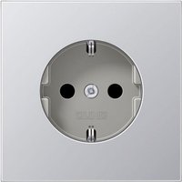 Steckdose 1-fach alu mit up IP20 ls al 1520 - Jung von Jung
