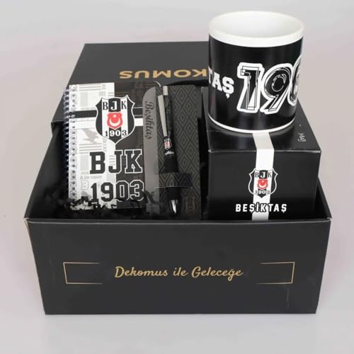 Jungengel Geschenkbox Besiktas Fan Carsi Lizenziert Kaffeetasse Kugelschreiber Notizbuch 1903 Carsi von Jungengel