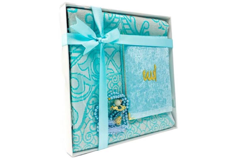 Jungengel Geschenkbox Ceyiz Set Yasin Süresi Gebetsteppich Tesbih Namazlik Mitgift Seccade, Komplett-Set, Wundervolles Design, Inkl. Geschenkverpackung Jungengel Geschenkbox Ceyiz Set Yasin Süresi Gebetsteppich Tesbih Namazlik Mitgift Seccade, Komplett-Set, Wundervolles Design, Inkl. Geschenkverpackung von Jungengel