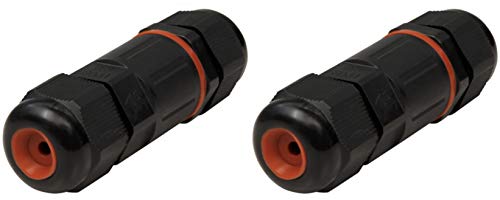 Kabelverbinder 2er Set IP68 Wasserdicht Verbindungsbox Garten Bodenleuchten Verbindungsmuffe Für 6,5-12mm Kabeldurchmesser 3x1,5mm² Kabelverbinder 2er Set IP68 Wasserdicht Verbindungsbox Garten Bodenleuchten Verbindungsmuffe Für 6,5-12mm Kabeldurchmesser 3x1,5mm² von JungesLicht