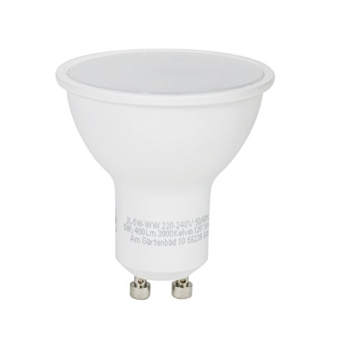 1x 5Watt GU10 230Volt LED Leuchtmittel - 460Lumen - 3000Kelvin - für Einbaustrahler - Lampe - Innen von JungesLicht