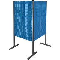 Kappes RasterPlan 2 Loch-/2 Schlitzplatten, Doppelfeld 90°, H 1.500 mm, lichtgrau von RasterPlan®