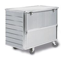 Gmöhling Alu-Kastenwagen mit halb absenkbarer Wand, 355 Liter, mit Deckel von Gmöhling