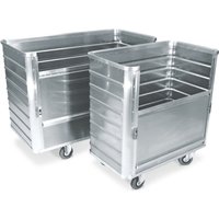 Alu-Kastenwagen mit halb absenkbarer Wand, 355 Liter von Gmöhling