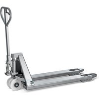 B-Ware Edelstahl-Handhubwagen INOX, GL 1.130 mm, Nylon, Tandemrollen B-Ware Edelstahl-Handhubwagen INOX, GL 1.130 mm, Nylon, Tandemrollen von Jungheinrich PROFISHOP