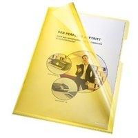 Bene Sichthülle 205000GE DIN A4 HPVC gelb 100 St./Pack. von bene