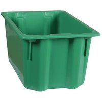 Drehstapelbehälter aus Polypropylen, 13 Liter, grün von Jungheinrich PROFISHOP