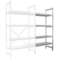 Edelstahl-Regal mit geschlossenen Fachböden, AF, FL 600 kg, HxBxT 2.000 x 1.475 x 600 mm Edelstahl-Regal mit geschlossenen Fachböden, AF, FL 600 kg, HxBxT 2.000 x 1.475 x 600 mm von Jungheinrich PROFISHOP