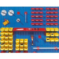 Einzelplatten für Kappes RasterPlan Schlitzplatten, HxB 1.500 x 450 mm, enzianblau von Kappes