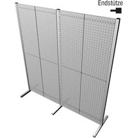 Kappes RasterPlan Endstütze für Loch-/Schlitzplatten, BxT 50 x 600 mm von RasterPlan®