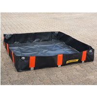 Faltwanne aus PVC, für 4x 200-Liter-Fass oder 1x IBC, Kapazität 562 l von Jungheinrich PROFISHOP