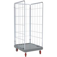 Hygiene-Rollbehälter 1530 KU grau, 724 x 815 mm, 3-seitig, VA von Jungheinrich PROFISHOP