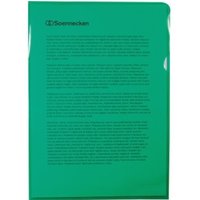 Soennecken Sichthülle 1470 DIN A4 PP grün 50 St./Pack. von SOENNECKEN