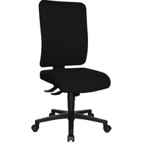 Topstar® Bürodrehstuhl, schwarz 450-550 mm, mit Synchrontechnik, ohne Armlehnen Tragfähigkeit 110 kg von Topstar®