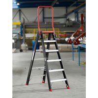 Treppe Taurus, 2-seitig, 2 x 7 Stufen von Jungheinrich PROFISHOP