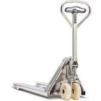 Jungheinrich™ Edelstahl-Handhubwagen AM I20p, Professional-Ausführung, Tragfähigkeit 2.000 kg, Gabellänge 1.220 mm, Polyurethan von Jungheinrich