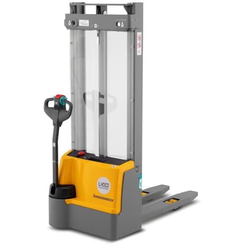 Jungheinrich Elektro-Hochhubwagen EJC | 1.000 kg Tragkraft | 2.300 mm Hubhöhe | 1.150 mm Gabellänge | Lithium-Ionen-Batterie 24V/ 50 Ah mit Ladegerät | 2 h Ladezeit | 2-Fach-Teleskop-Hubgerüst Jungheinrich Elektro-Hochhubwagen EJC | 1.000 kg Tragkraft | 2.300 mm Hubhöhe | 1.150 mm Gabellänge | Lithium-Ionen-Batterie 24V/ 50 Ah mit Ladegerät | 2 h Ladezeit | 2-Fach-Teleskop-Hubgerüst von Jungheinrich
