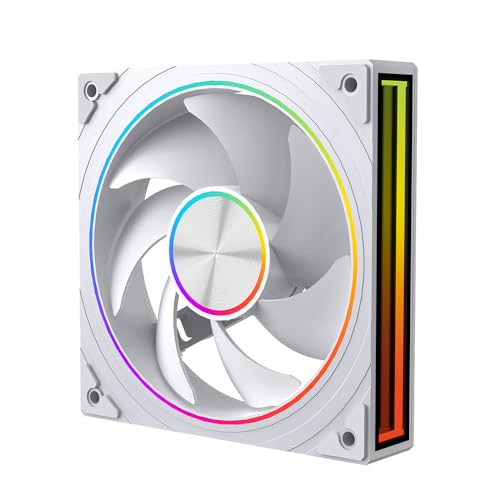 Jungle Leopard Transwarp Doppelter Lichtring A-RGB Lüfter 120MM (WH, 1) von Jungle Leopard